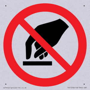 P010 Prohibition: Do not touch